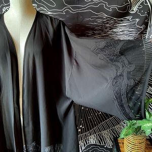 Vintage Victoria’s Secret Sheer Black Robe